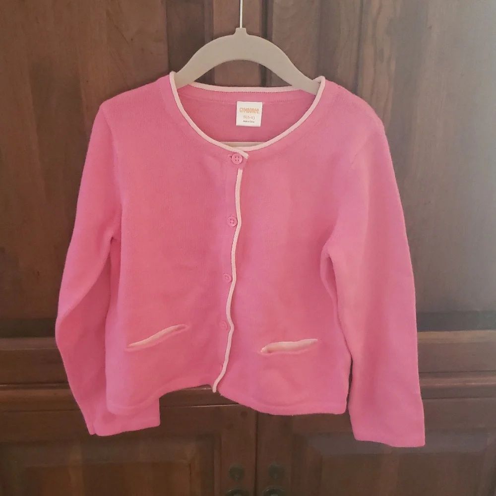 Gymboree sweater Pink Cardigan size 5-6